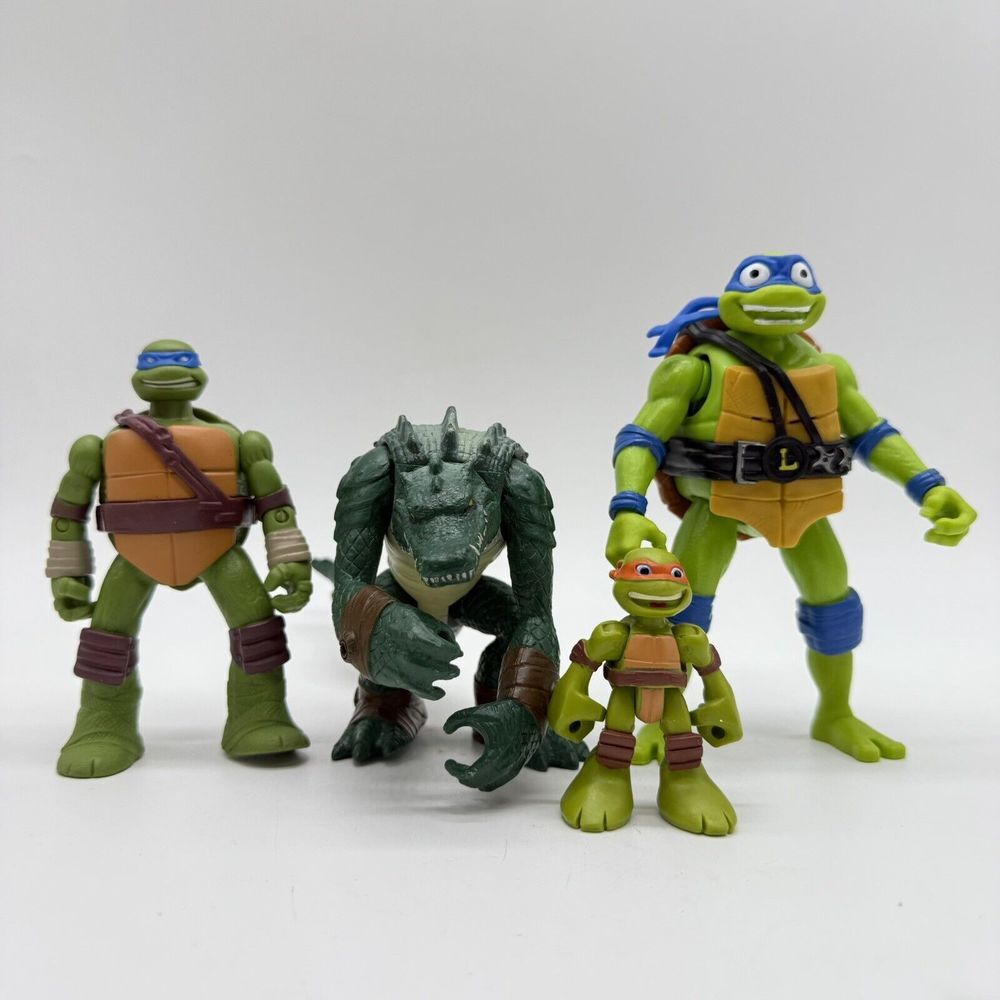 Teenage Mutant Ninja Turtles TMNT Action Figure Lot Of 4 Toy‎